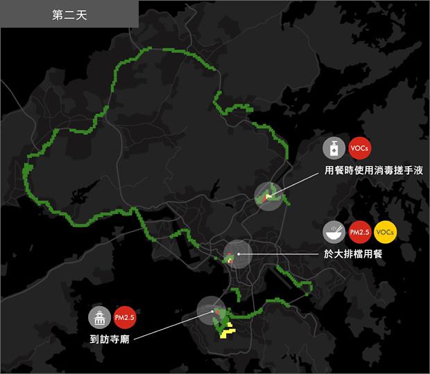 HK map for Melody's Day 2 trip