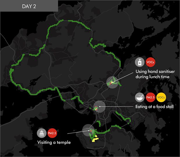 HK map for Melody's Day 2 trip