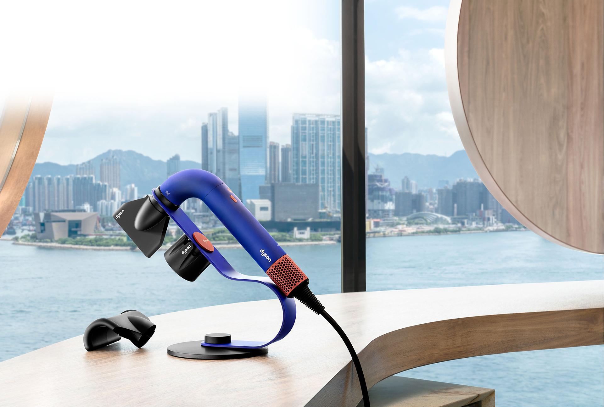 Dyson Supersonic r hair dryer placed in the interior of Artify Lab