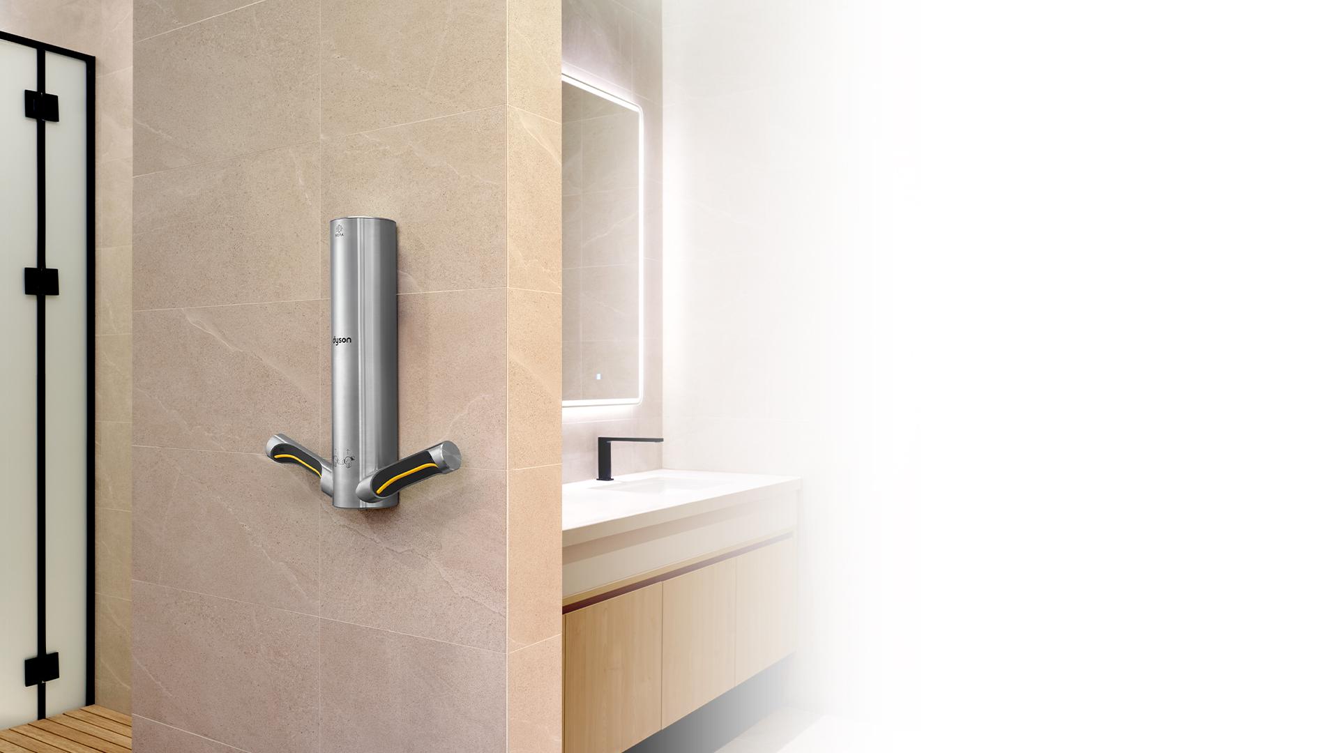 Hygienic and energy efficient hand drying