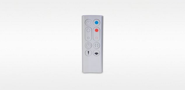 Nahaufnahme der magnetischen Fernbedienung