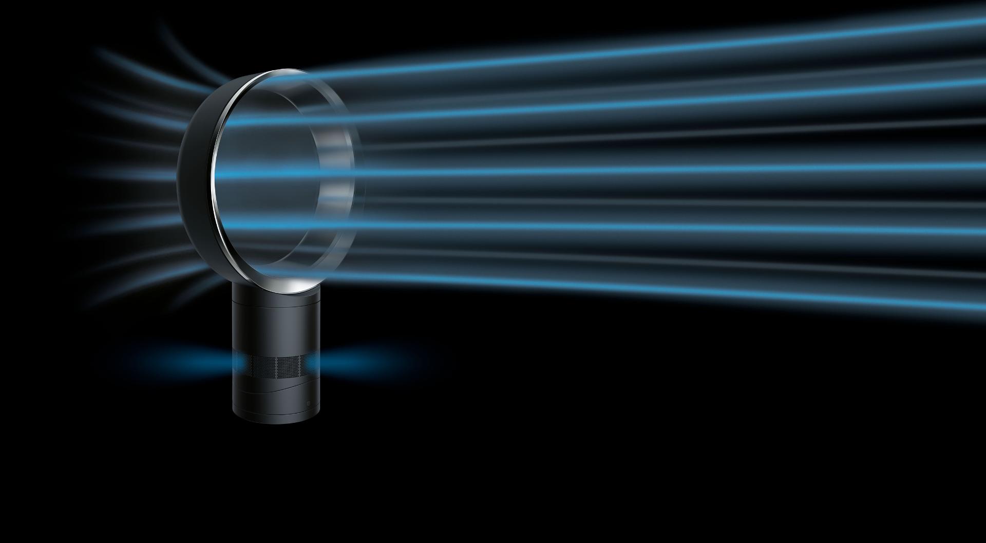 Air Multiplier™ technology airflow schematic