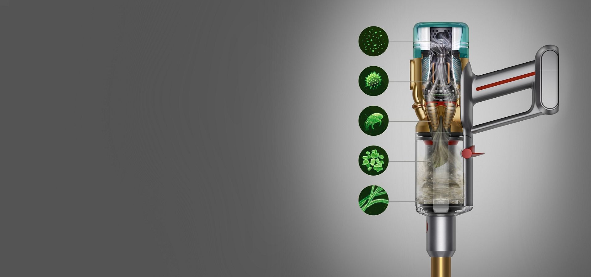 A cutaway diagram of a Dyson Micro.