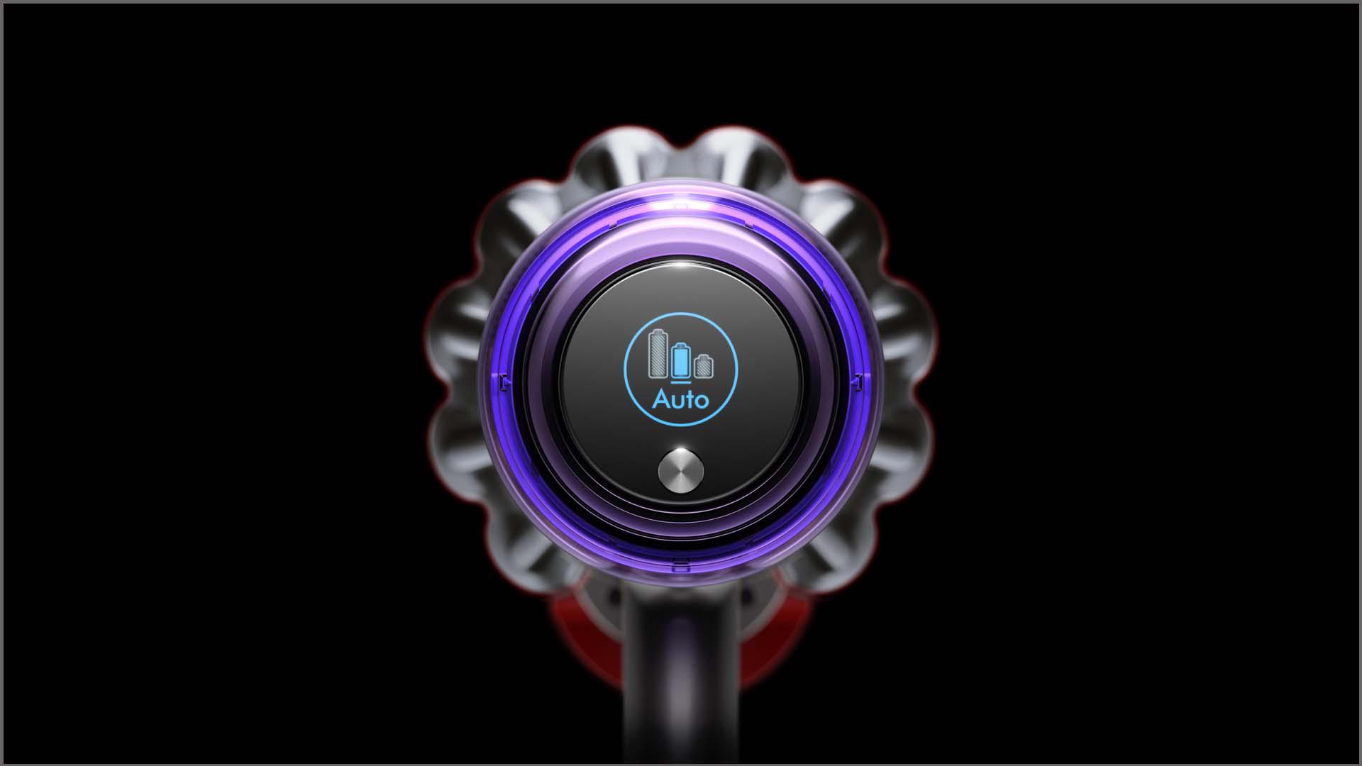 Close up of the LCD screen