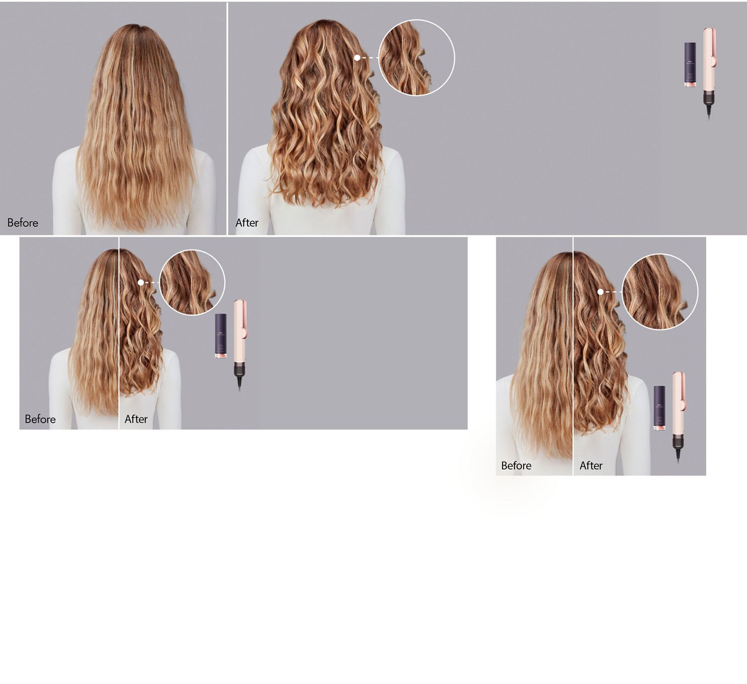 Dyson Chitosan™ Pre-style cream Straight to wavy rich conditioning