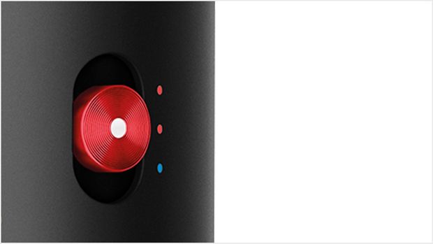 لقطة توضح زر سرعة الهواء مع الإعدادات الثلاثة