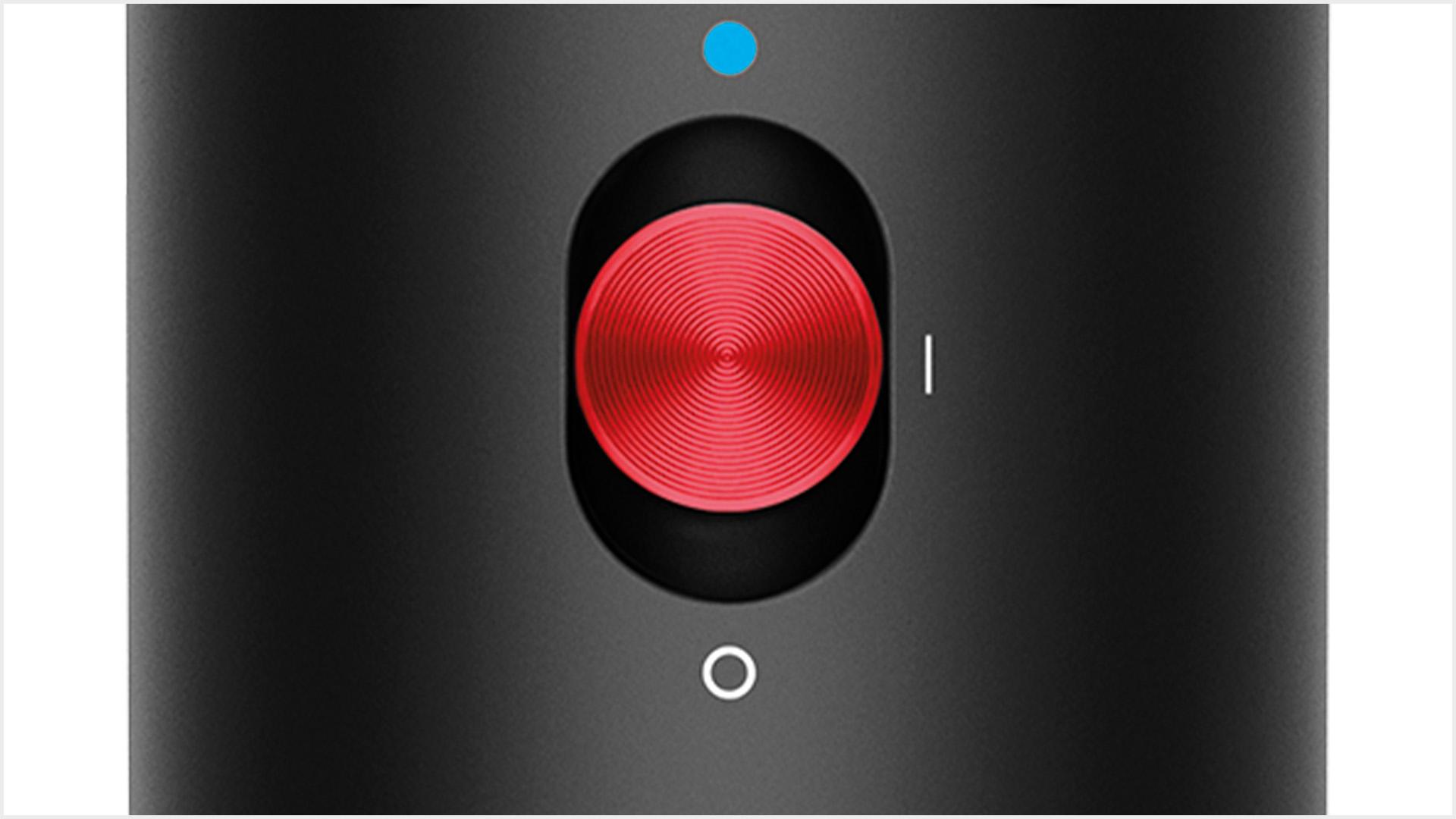 لقطة توضح زر سرعة الهواء مع الإعدادات الثلاثة