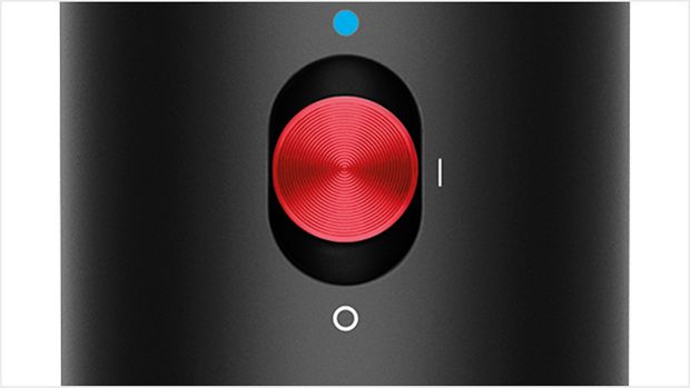 لقطة توضح زر سرعة الهواء مع الإعدادات الثلاثة