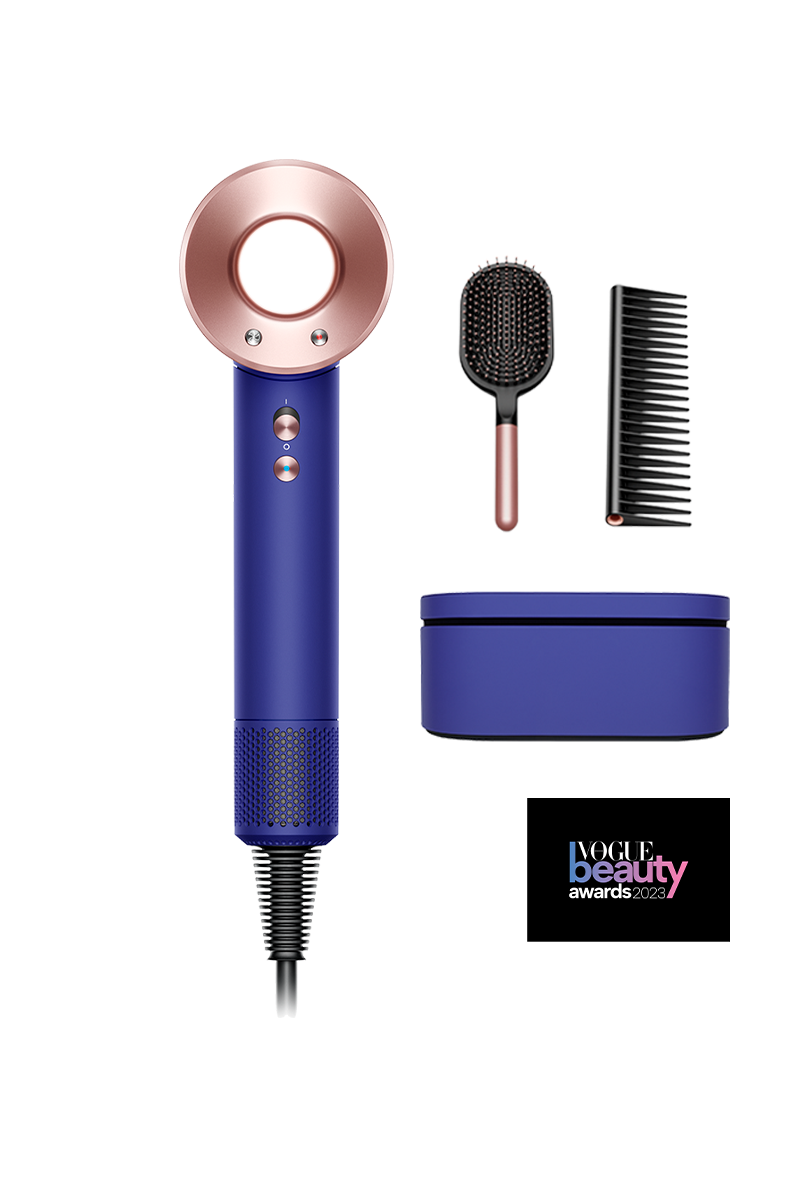 Dyson Supersonic™ 風筒 HD08 長春花藍配玫瑰金限定版 附按摩梳及順髮梳