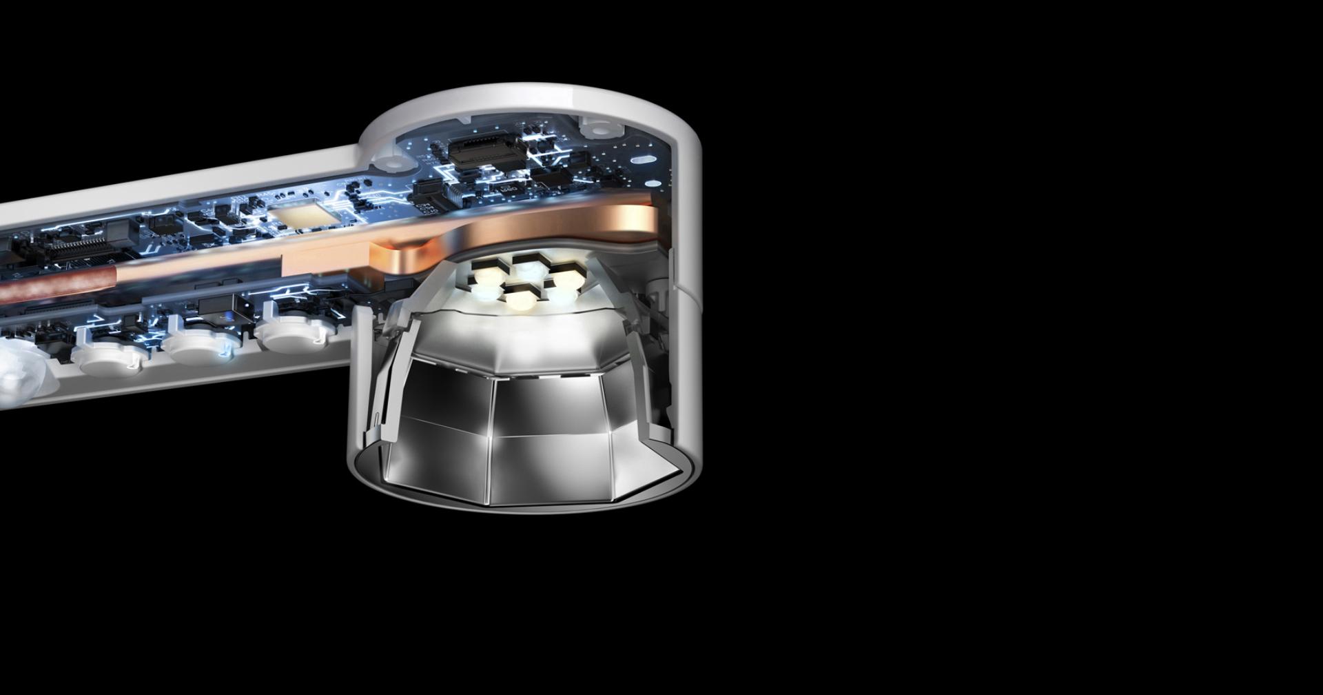 熱管科技應用於Dyson Lightcycle™枱燈