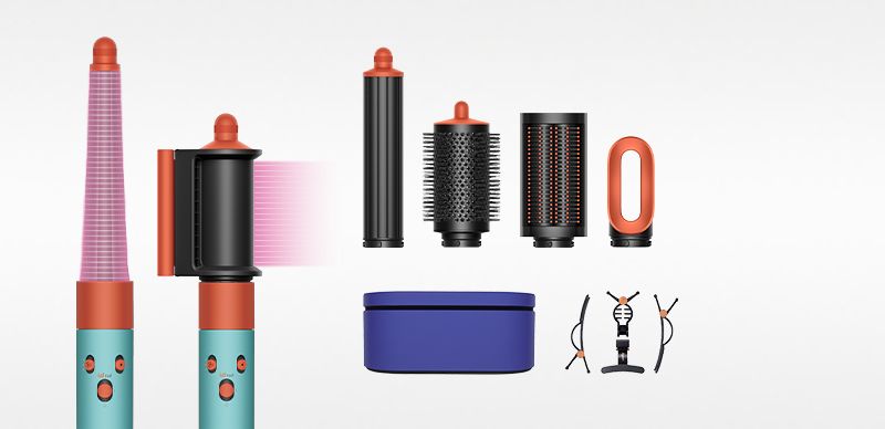 Dyson Airwrap i.d.™ multi-styler and dryer Straight+Wavy | Vinca blue and topaz Dyson Airwrap i.d.™ multi-styler and dryer Straight+Wavy | Vinca blue and topaz