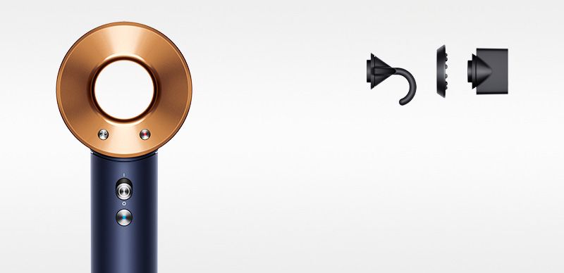 Dyson Supersonic™ hair dryer | Prussian blue and rich copper