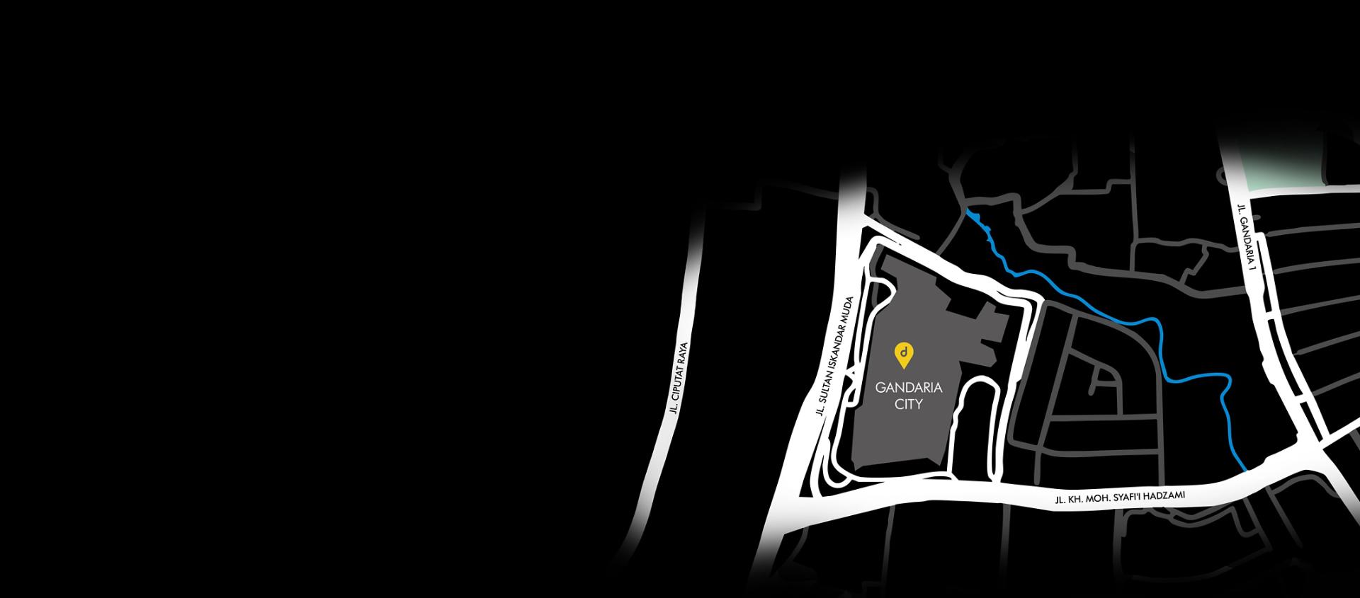 Map of Dyson Store at Gandaria City