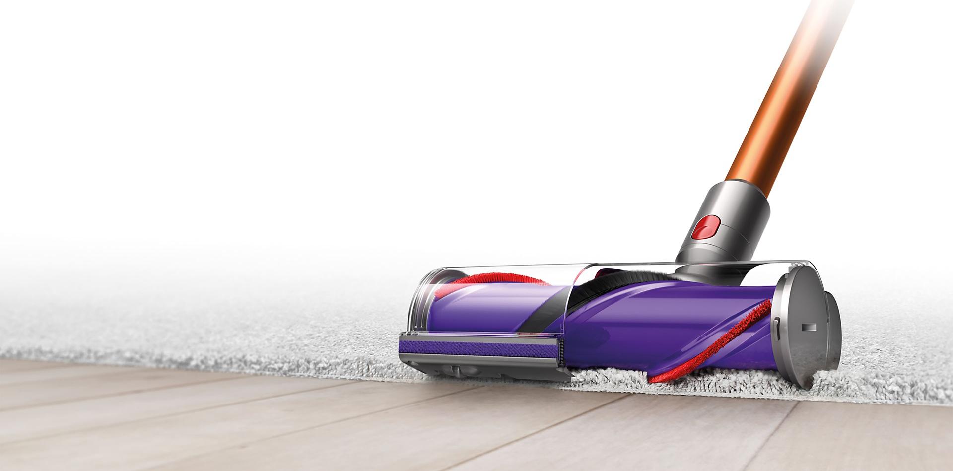 מברשת חובטת ממונעת לשטיחים