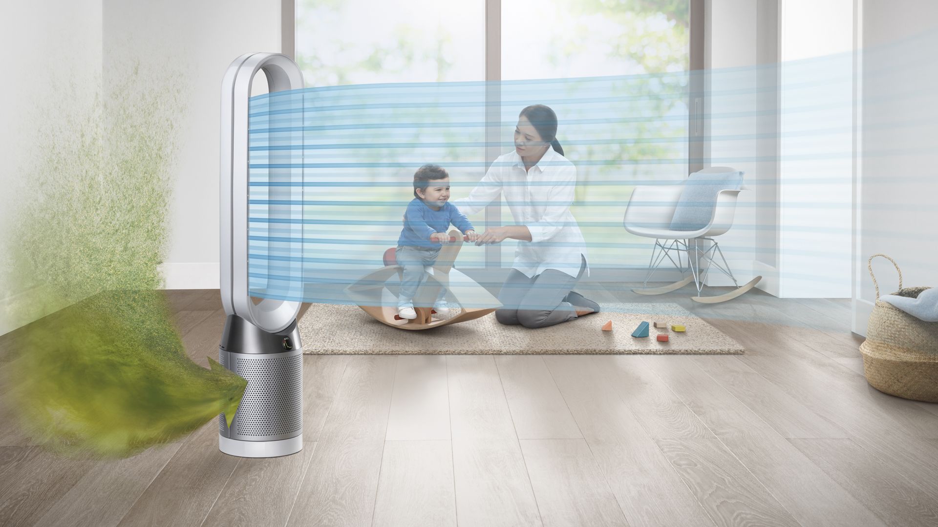 Dyson Pure Cool Air Purifier Tower Fan Tp04 Iron Blue