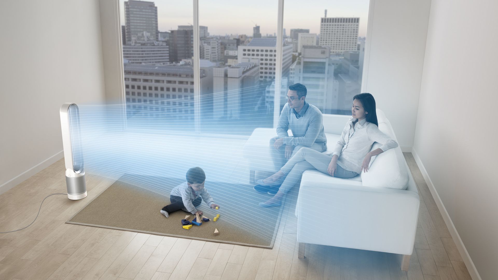 Dyson Pure Cool™ TP00 (White/Silver) | Dyson Australia