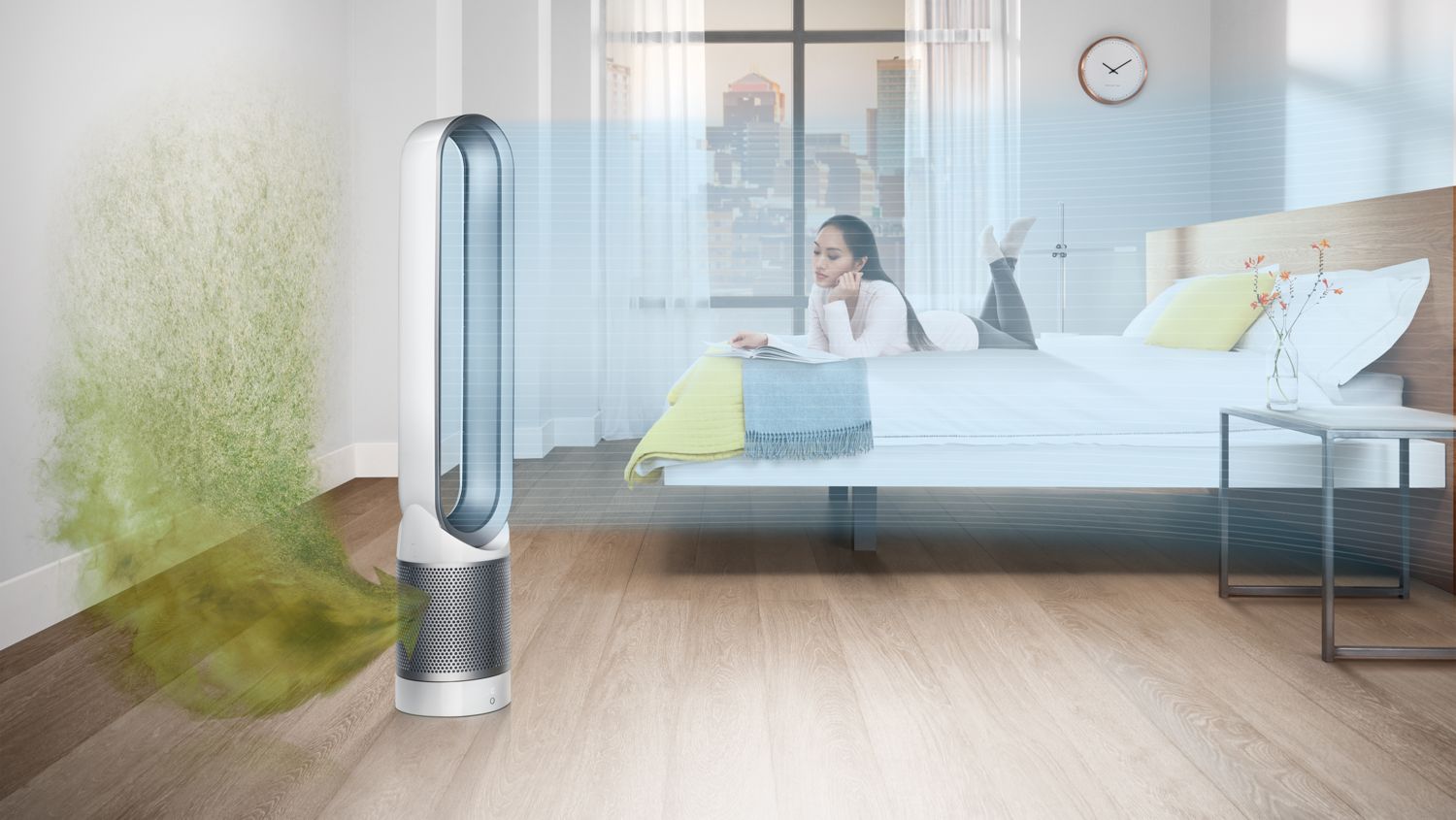 Pure Cool™ Tower Purifier (White/Silver) | Dyson Philippines