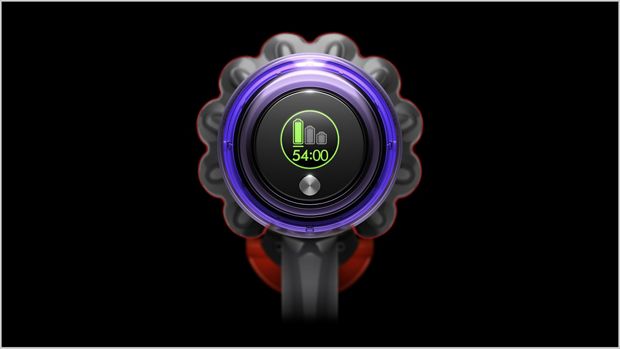 다양한 크기의 먼지 입자 양을 보여주는 LCD 스크린