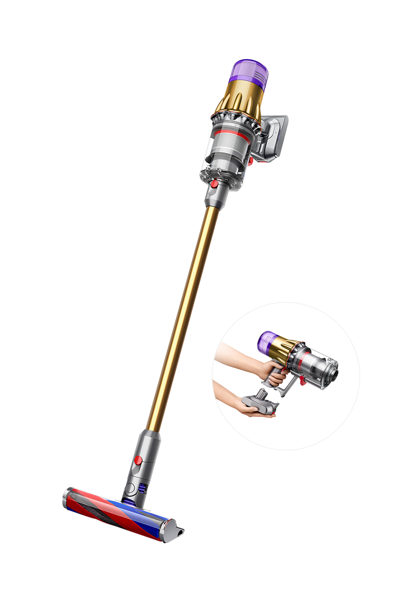 Dyson Digital Slim™ Fluffy Pro vacuum (Gold/Iron)