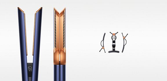 Dyson  Airstrait™ wet to dry straightener (Prussian Blue/Rich Copper)