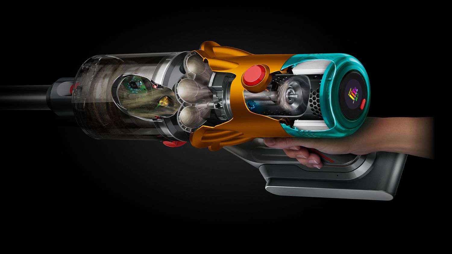Dyson V12 Detect Slim Absolute HEPA (Yellow/Nickel) | Dyson SG