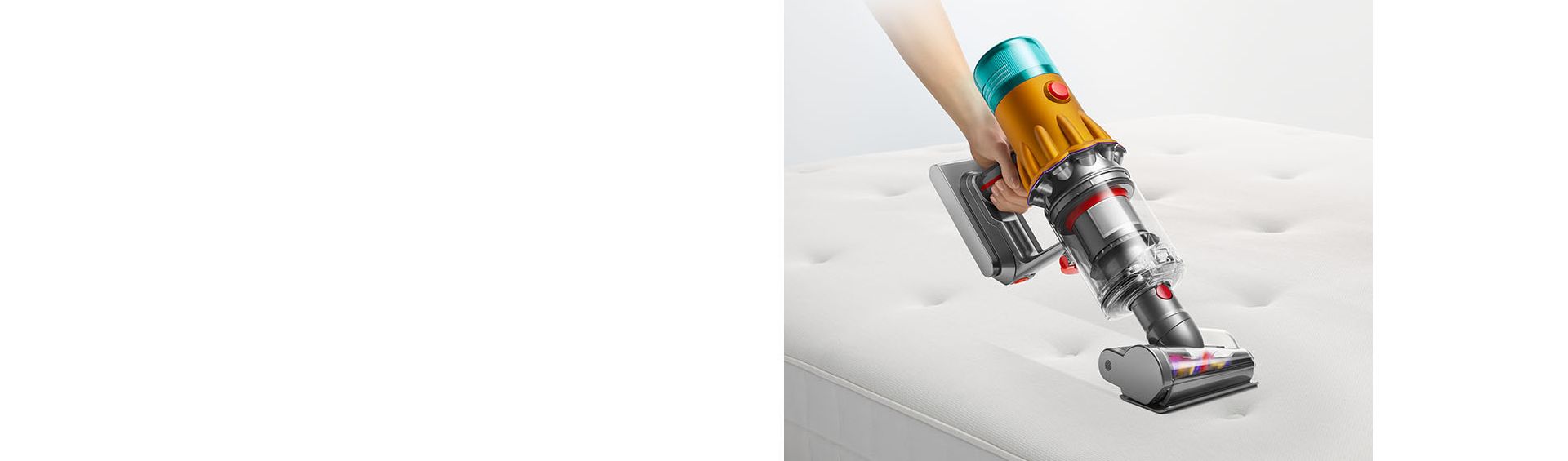The Hair screw tool is used to clean a mattress.