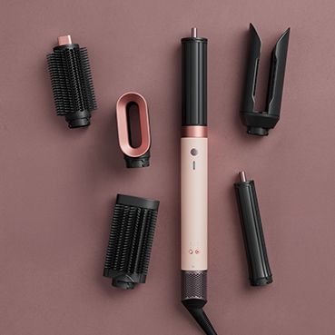 The Dyson Airwrap Co-anda2x multi-styler and dryer with attachments