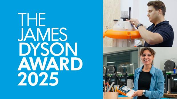 Kolaż ze zwycięzcami Konkursu Nagroda Jamesa Dysona 2025