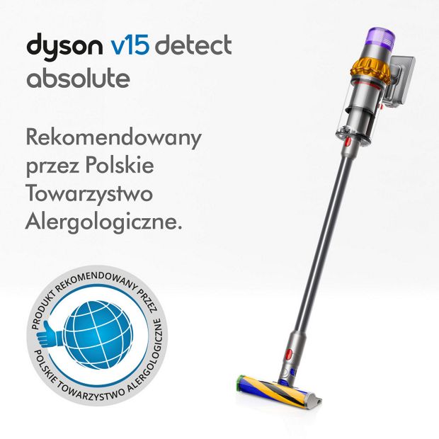 Dyson V15 Detect Absolute z logiem PTA