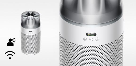 Dyson HushJet™ Purifier Compact HJ10 (Biel/Srebro) oczyszczacz powietrza