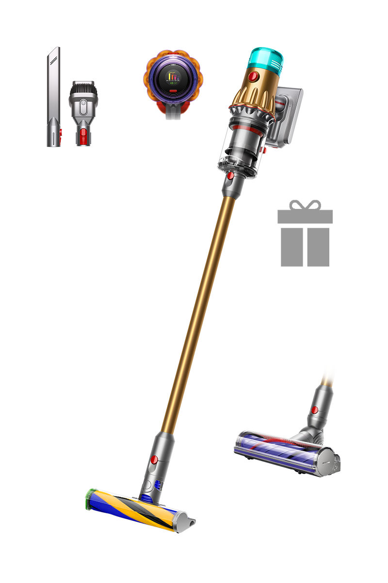 Dyson V12 Detect Slim™ Absolute (Złoto) odkurzacz bezprzewodowy