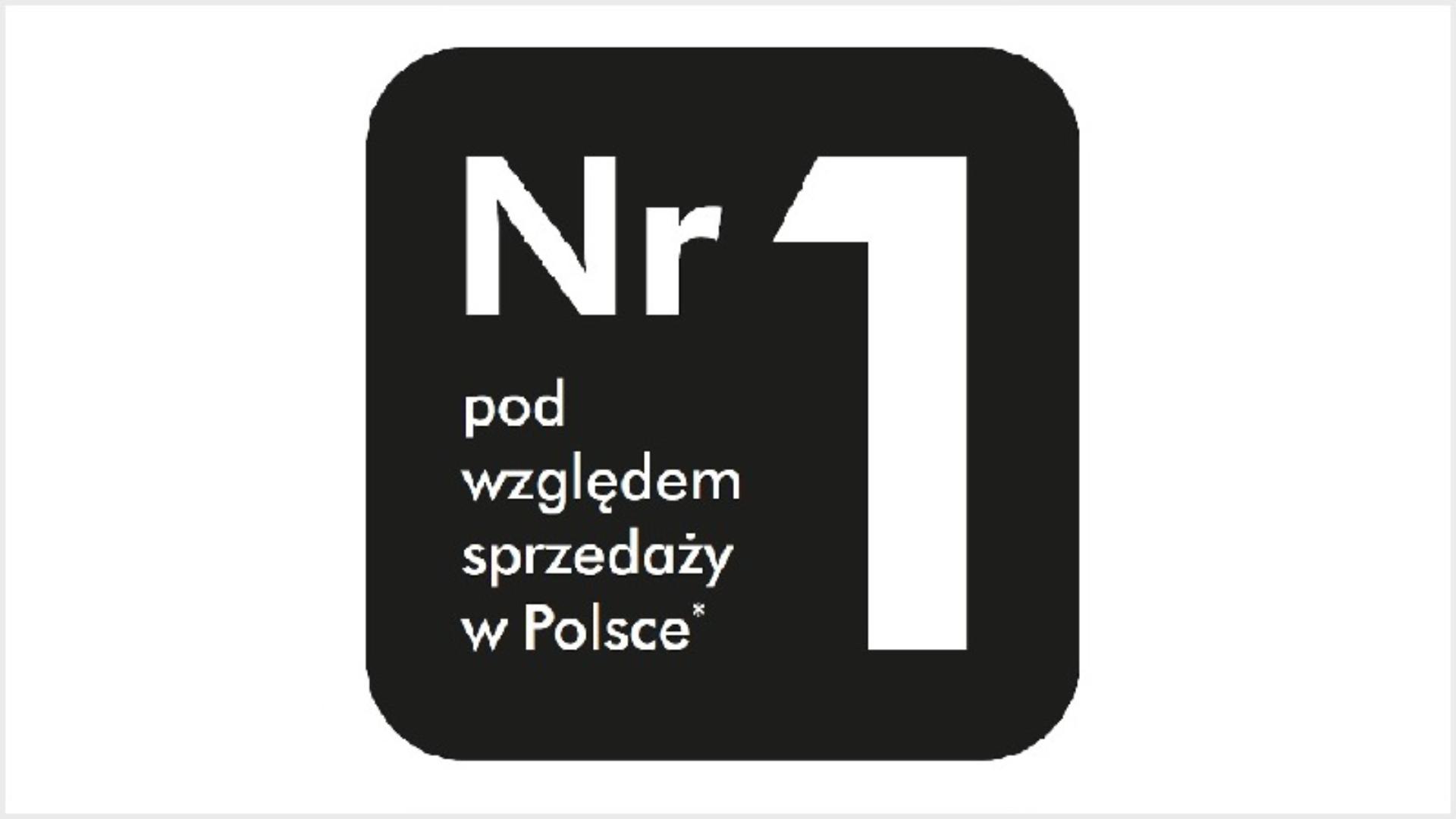 logo Nr 1 pod względem sprzedaży w Polsce