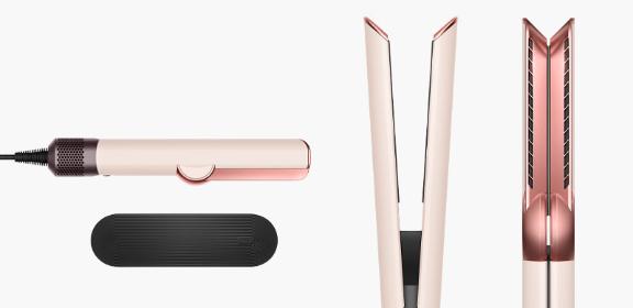 Uređaj za ravnanje kose Dyson Airstrait™ (Ceramic pink/Rose gold)