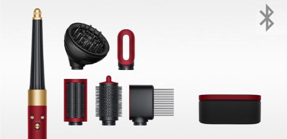 Multistyler Dyson Airwrap i.d.™ Curly+Coily Aksamitna czerwień/Złoto