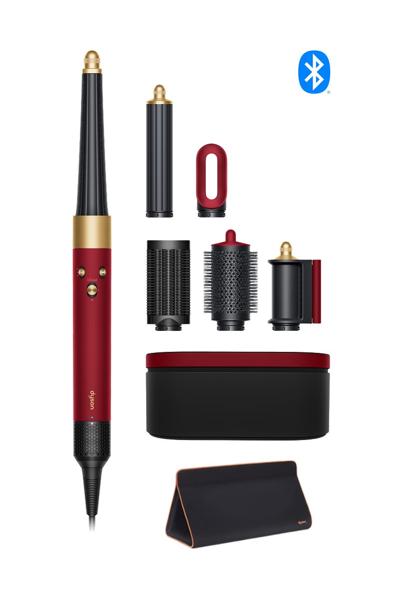 Multistyler Dyson Airwrap i.d.™ Straight+Wavy Aksamitna czerwień/Złoto