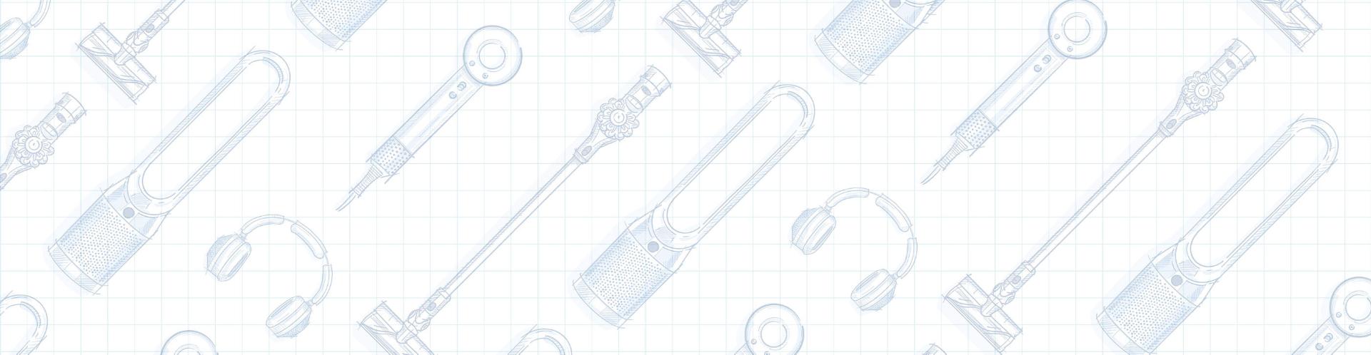 Sketch drawing of dyson machines