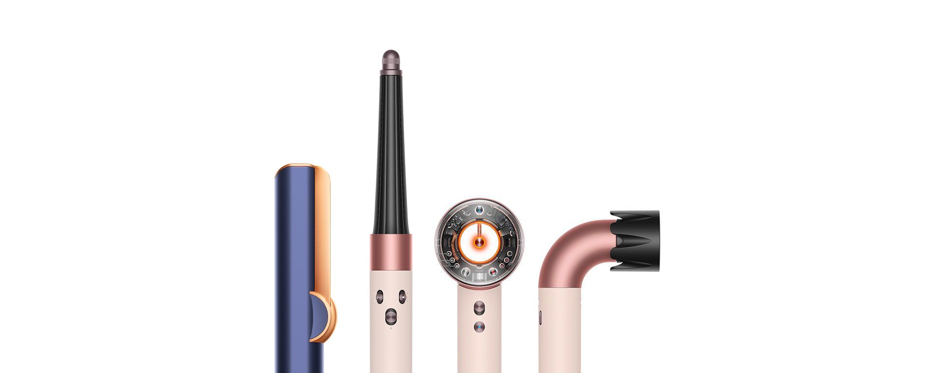 The Dyson Beauty range of formulations and devices.