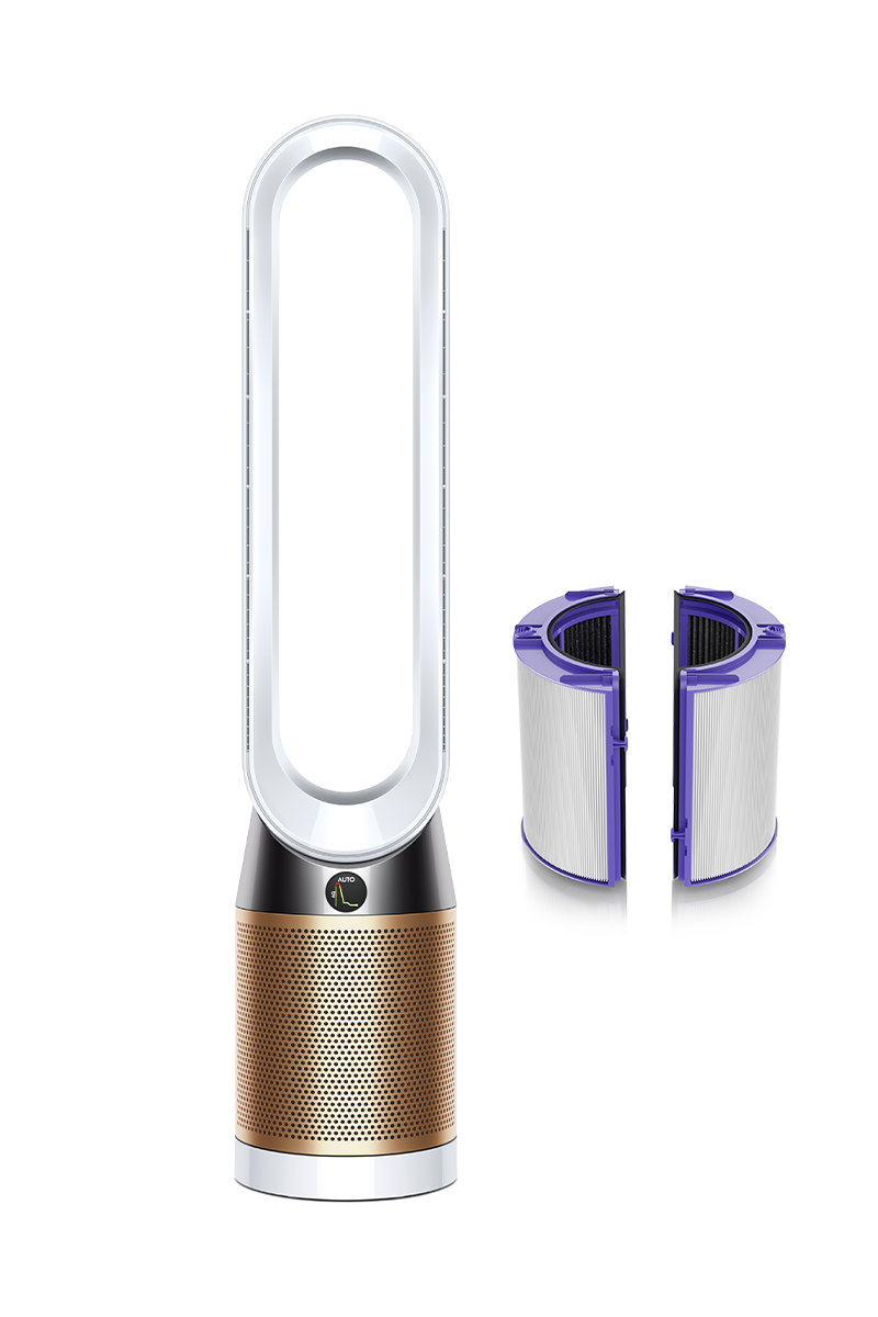 Dyson Pure Cool Cryptomic™ air purifier tower fan TP06 (White/Gold)