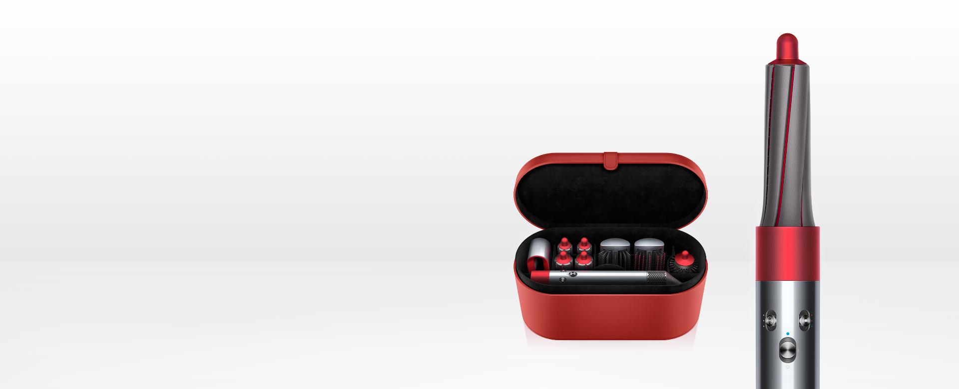 Dyson Airwrap styler iron red with presentation case