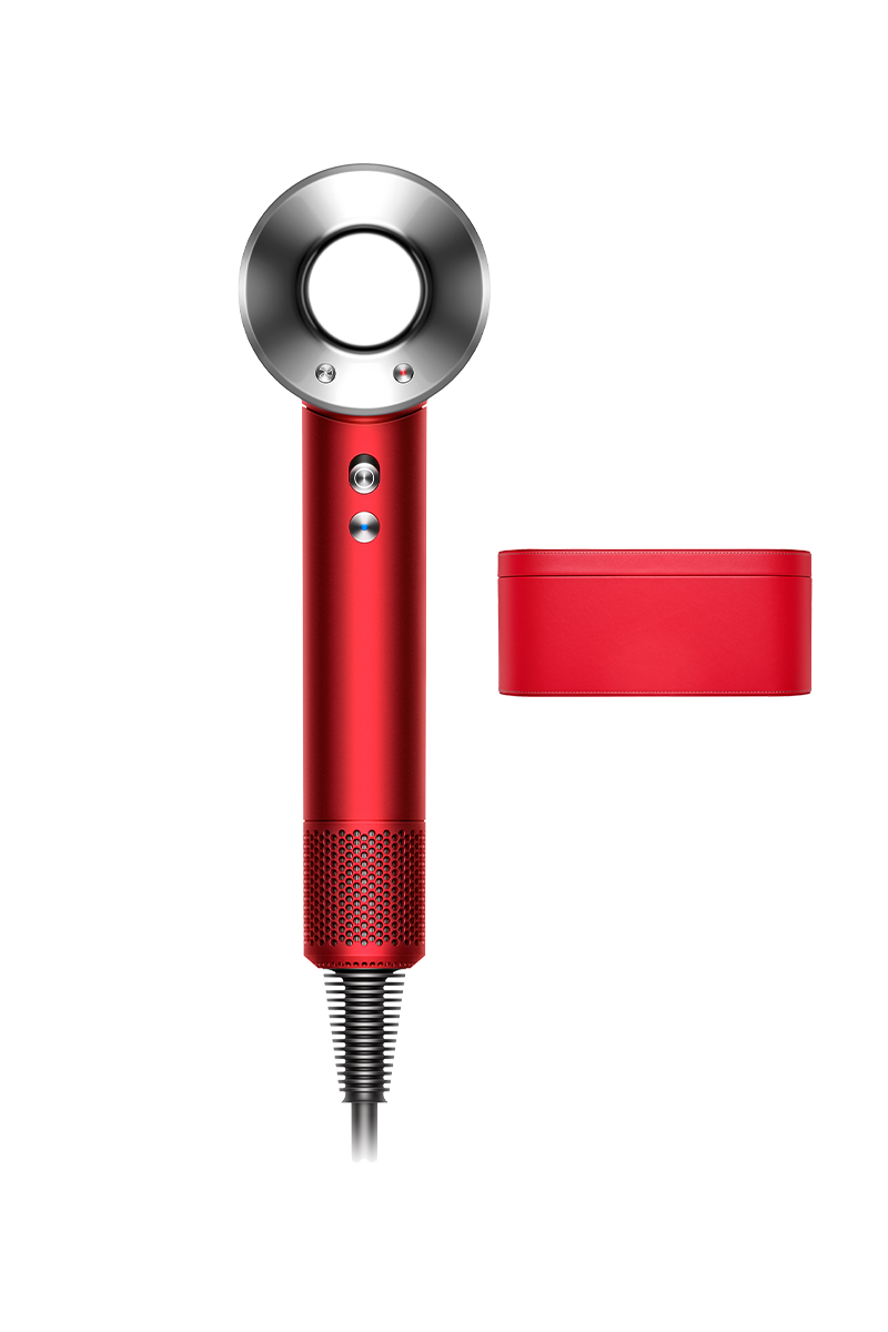Gift edition Dyson Supersonic hair dryer (Red/Nickel)