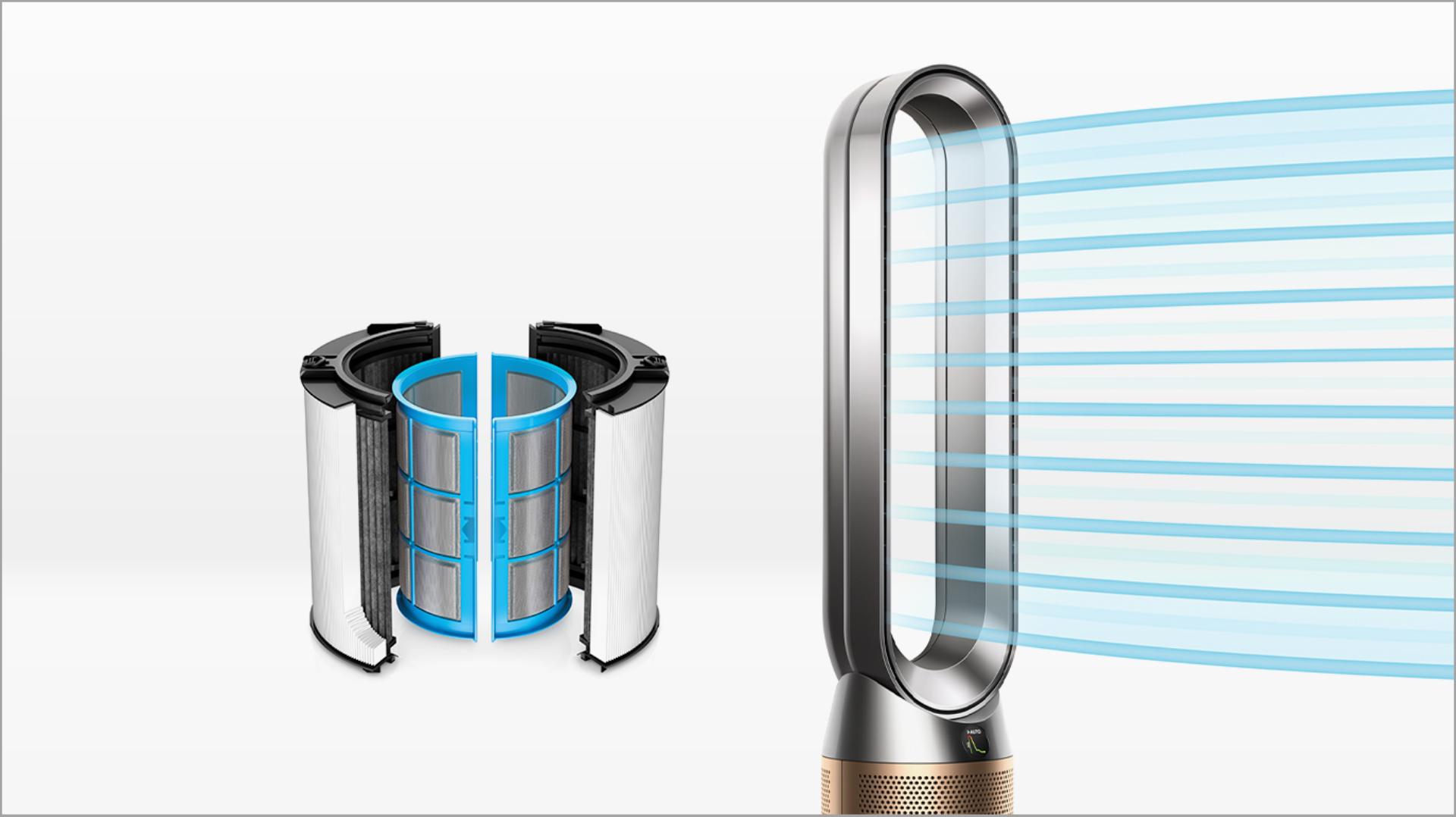 Dyson TP09 air purifier with filter