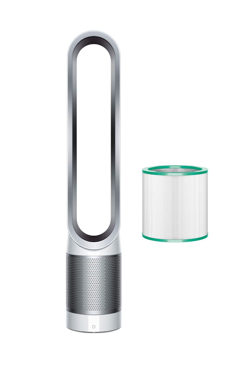 Dyson Pure Cool™ air purifier tower fan TP00 (White/Silver)