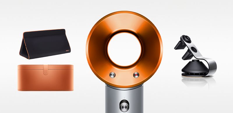 Accessorios de regalo del secador dyson supersonic cobre