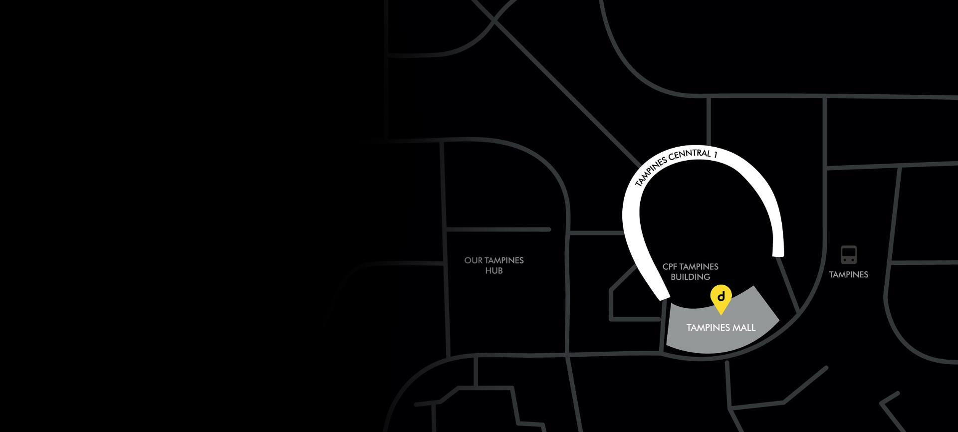 Map of Dyson Demo zone at Tampines