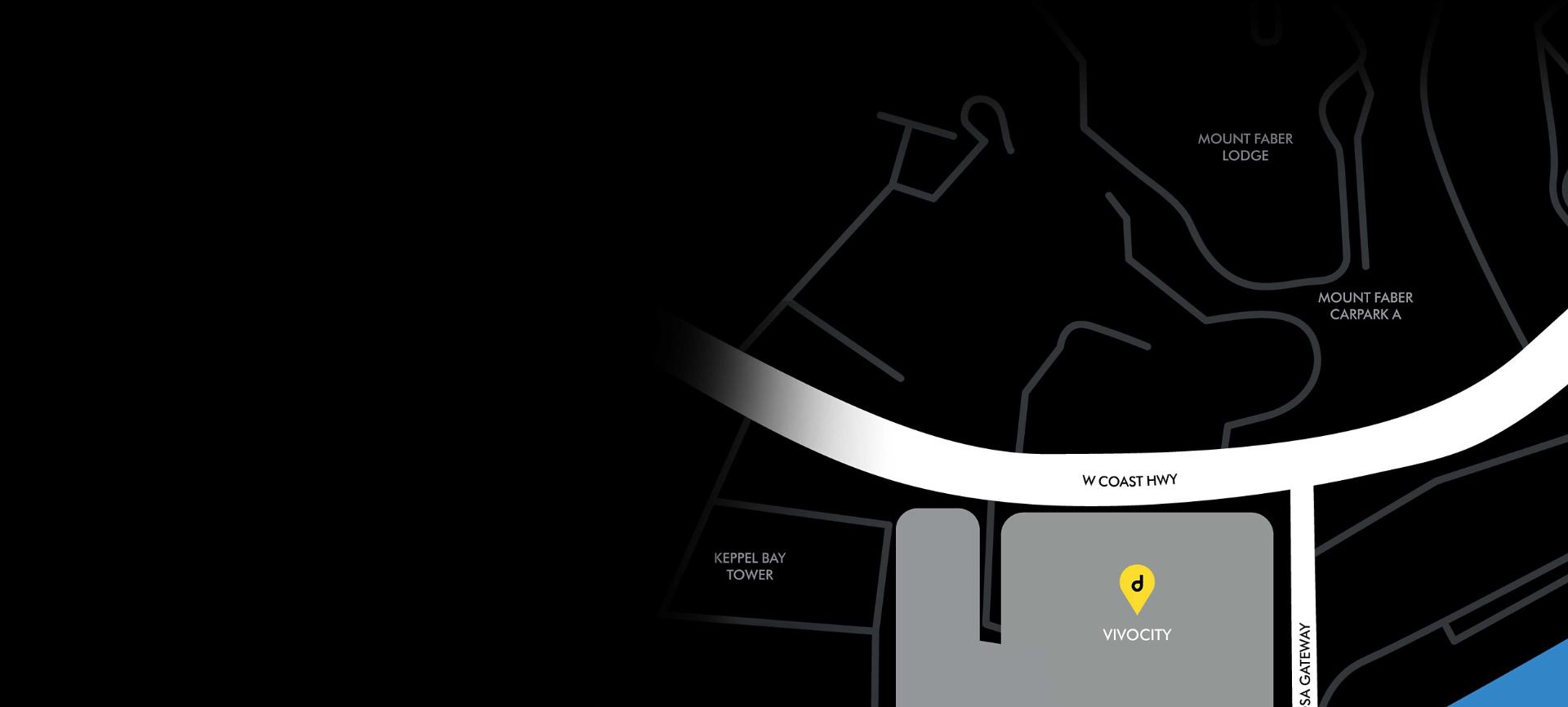 Map of Dyson Demo store at Vivocity