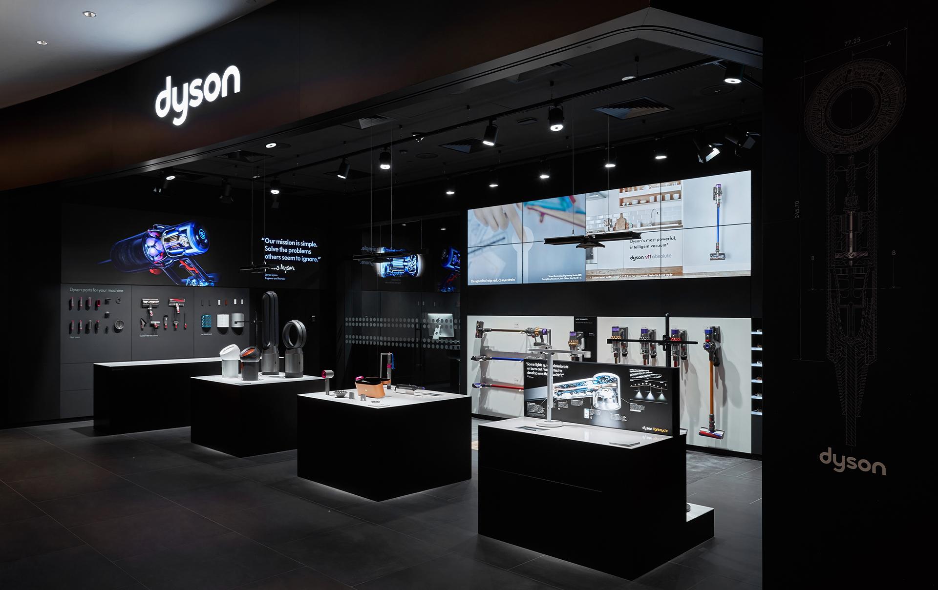 Exterior of Dyson Demo Store Capitol Singapore