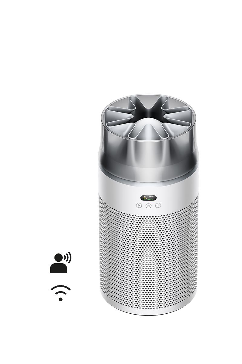 HushJet™ Purifier Compact (White/Silver)