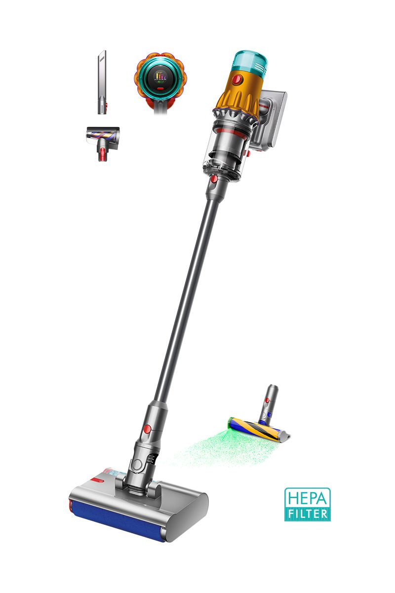 Dyson V12s Detect Slim Submarine HEPA (Yellow/Nickel)