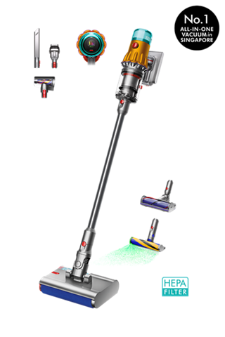 Dyson V12s Detect Slim Submarineᵀᴹ Complete - Yellow/Nickel