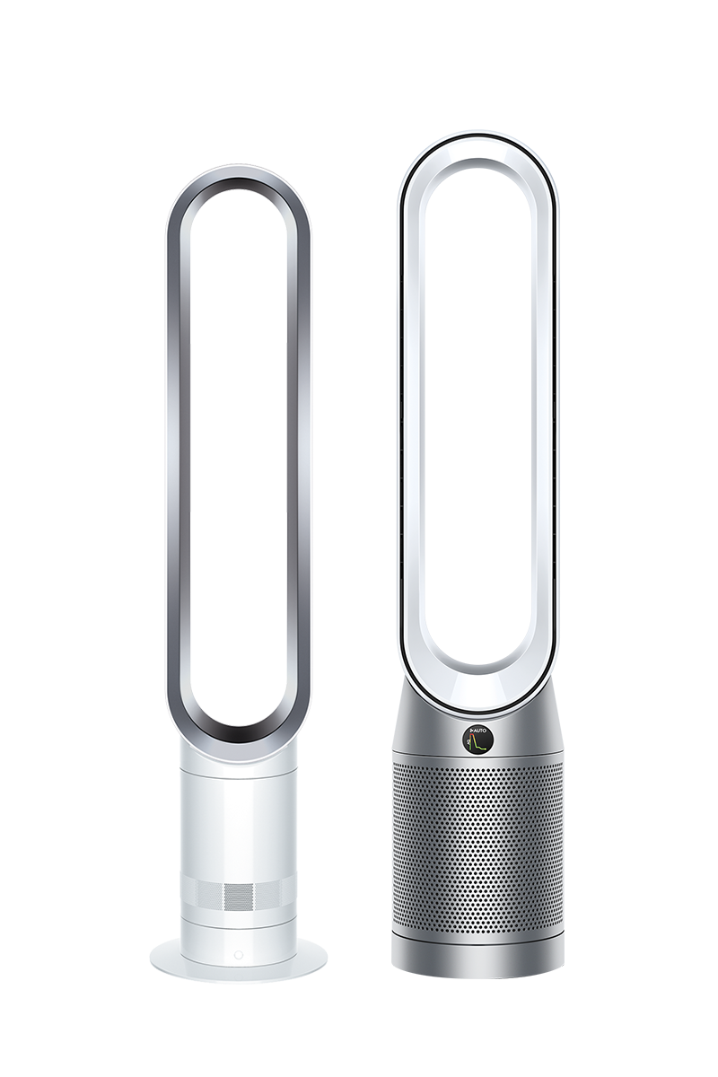 ชุดเซ็ตเครื่องฟอกอากาศแบบตั้งพื้น Dyson Purifier Cool TP07 (ขาว/เงิน) และพัดลมแบบตั้งพื้น AM07 (ขาว/เงิน)